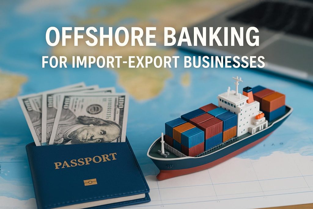 Offshore banking for import export businesses